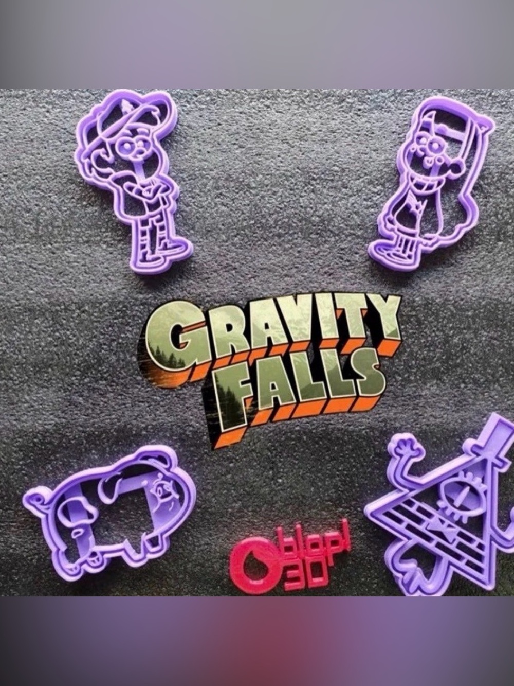 GRAVITY FALLS COOKIE CUTTER SET